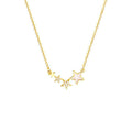 Geometric Zirconia Star Pendant Necklace