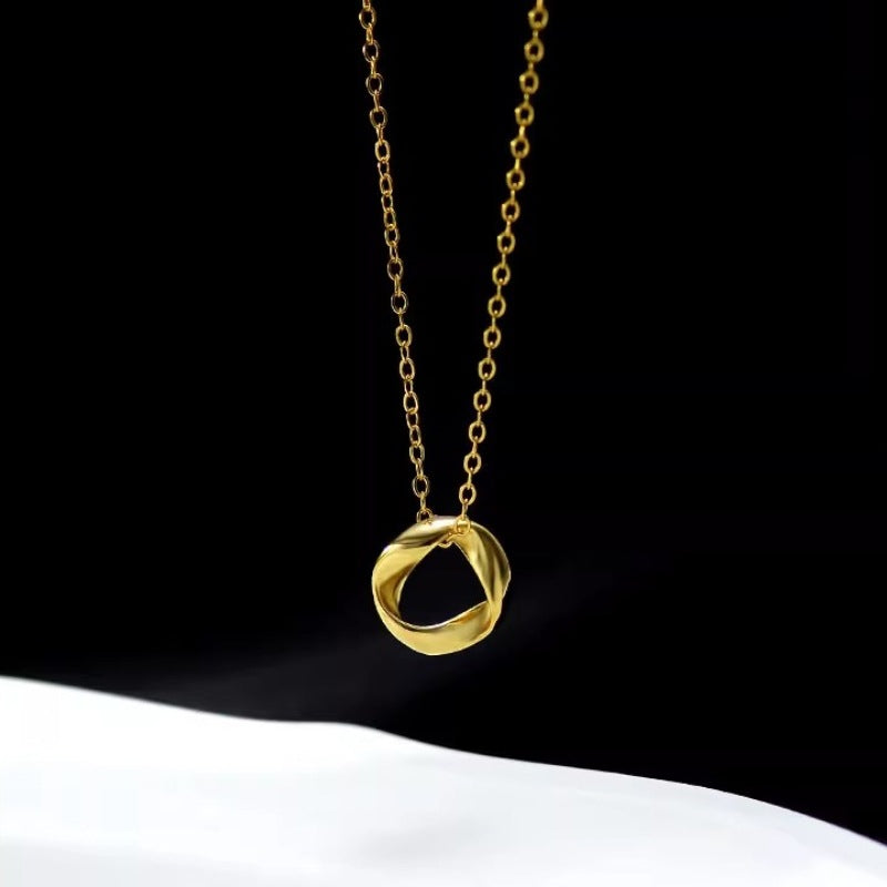 Mobius Ring Necklace for Women
