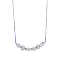 Adjustable S925 Silver Smile Pendant Necklace