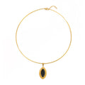 Minimalist Resin Pendant Choker Necklace