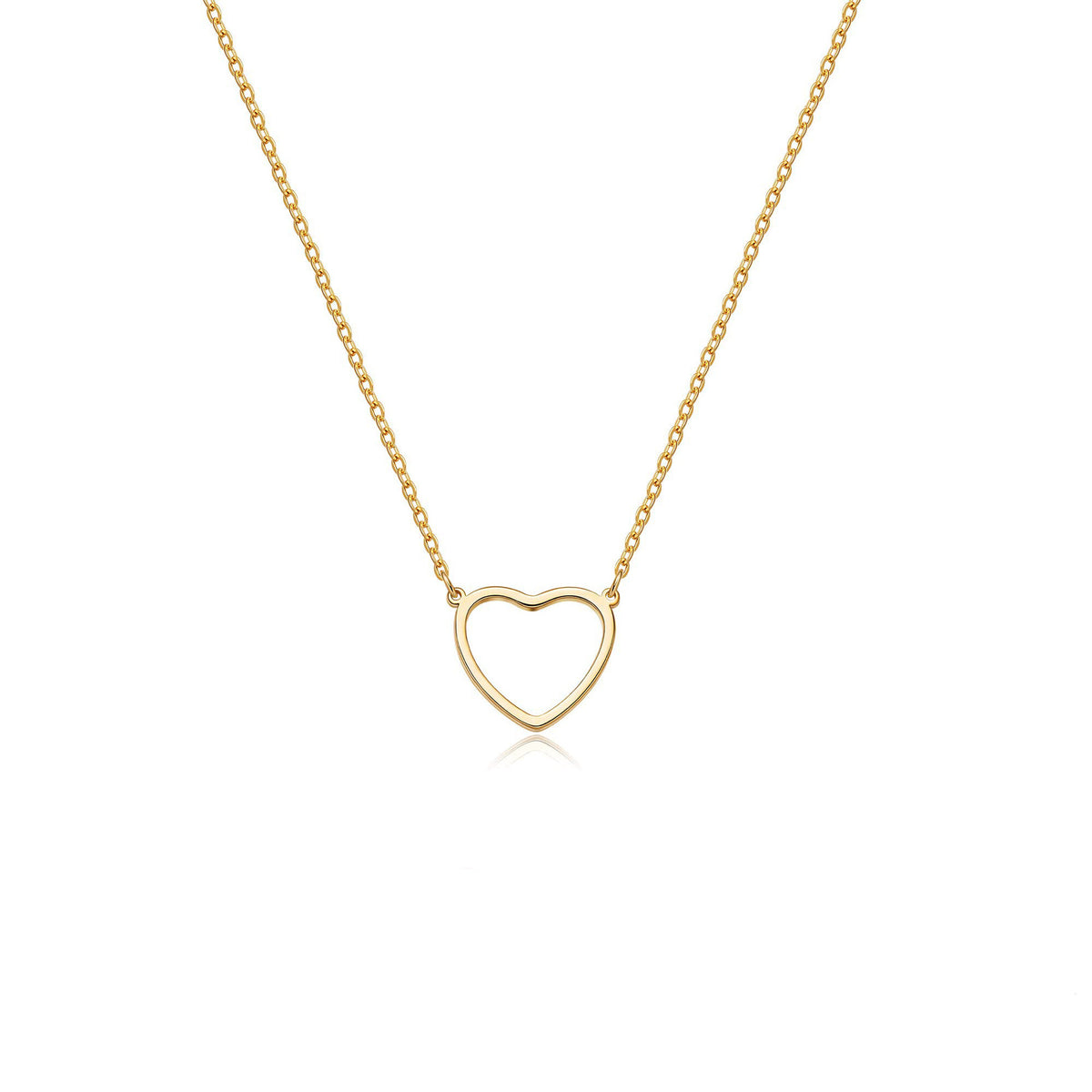 Stainless Steel Heart Pendant Necklace