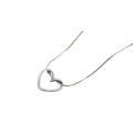 Heart Titanium Steel Necklace Irregular Pendant Jewelry