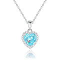 S925 Sterling Silver Heart Pendant Necklace