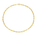 Stainless Steel Paperclip Chain Necklace
