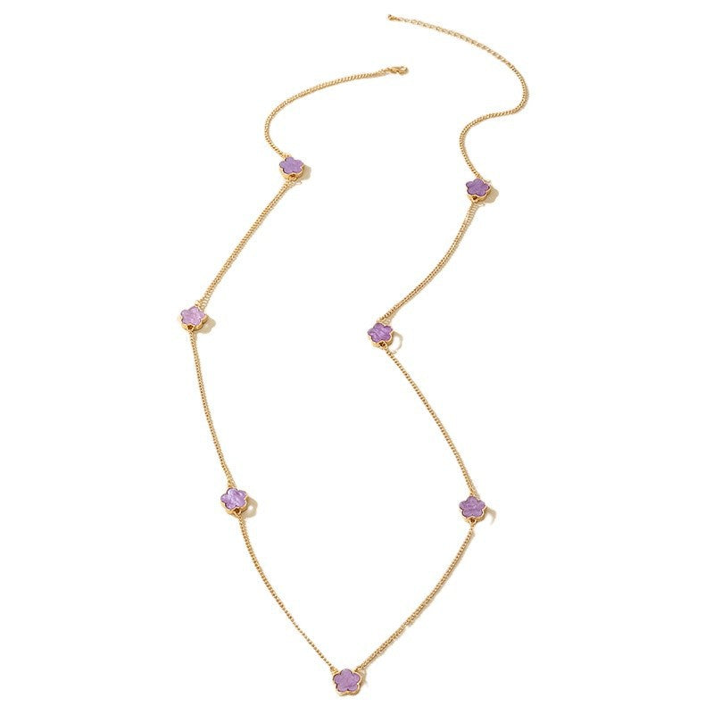 Women's Long Sweater Chain Necklace