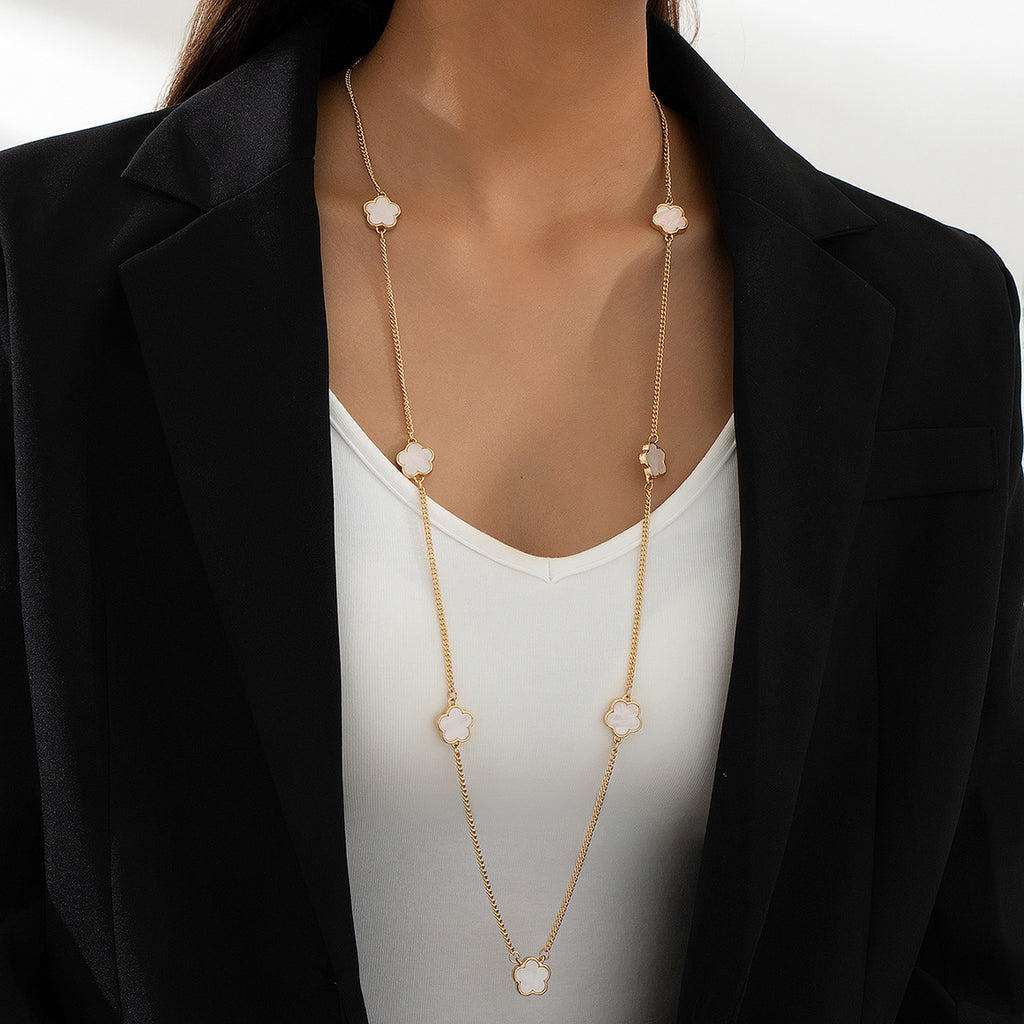 Women's Long Sweater Chain Necklace