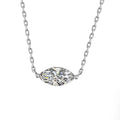 S925 Silver Marquise Moissanite Necklace