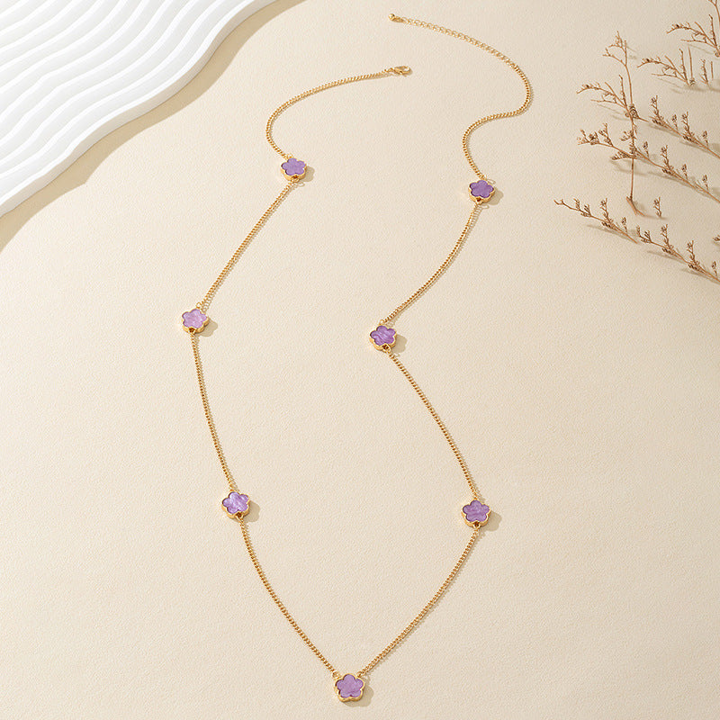 Women's Long Sweater Chain Necklace
