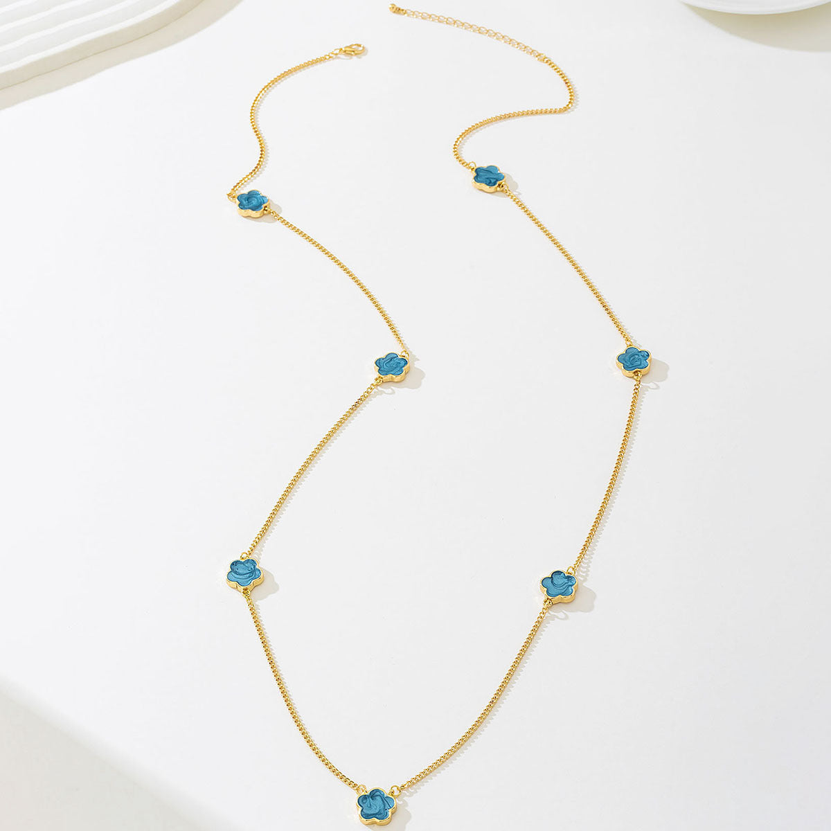 Women's Long Sweater Chain Necklace