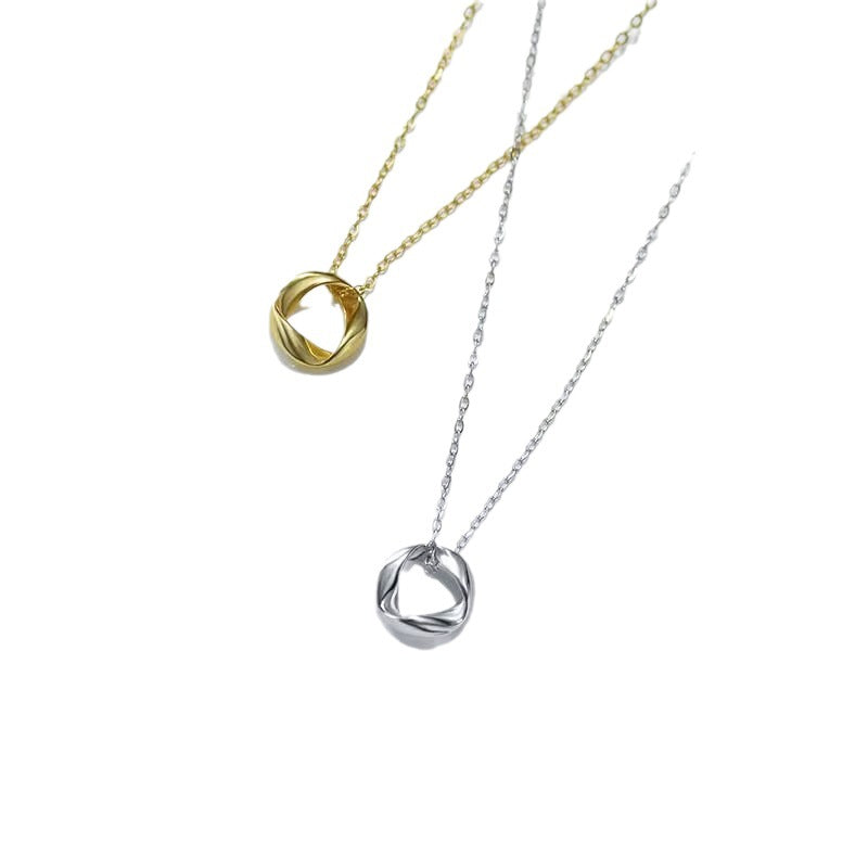 Mobius Ring Necklace for Women